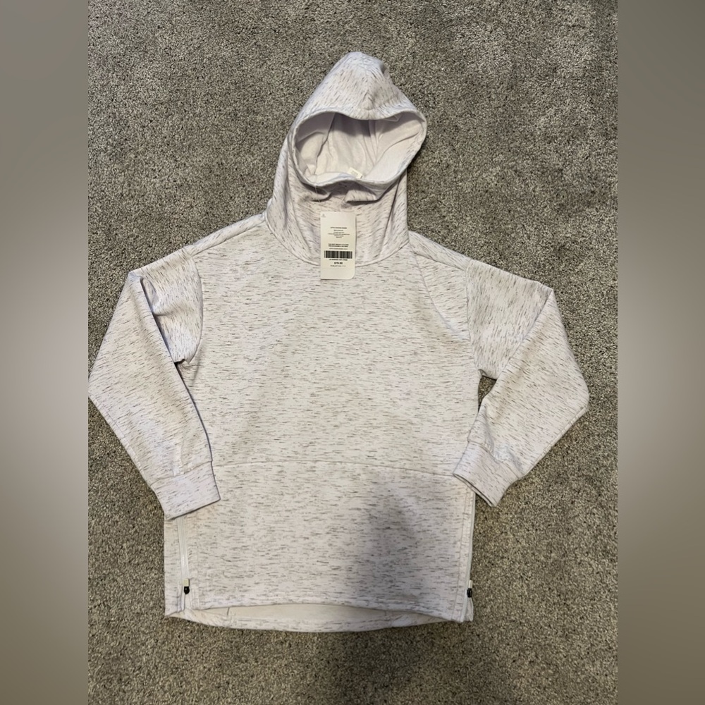 Fabletics NWT XS Lotta Cocoon Hoodie white/gray
